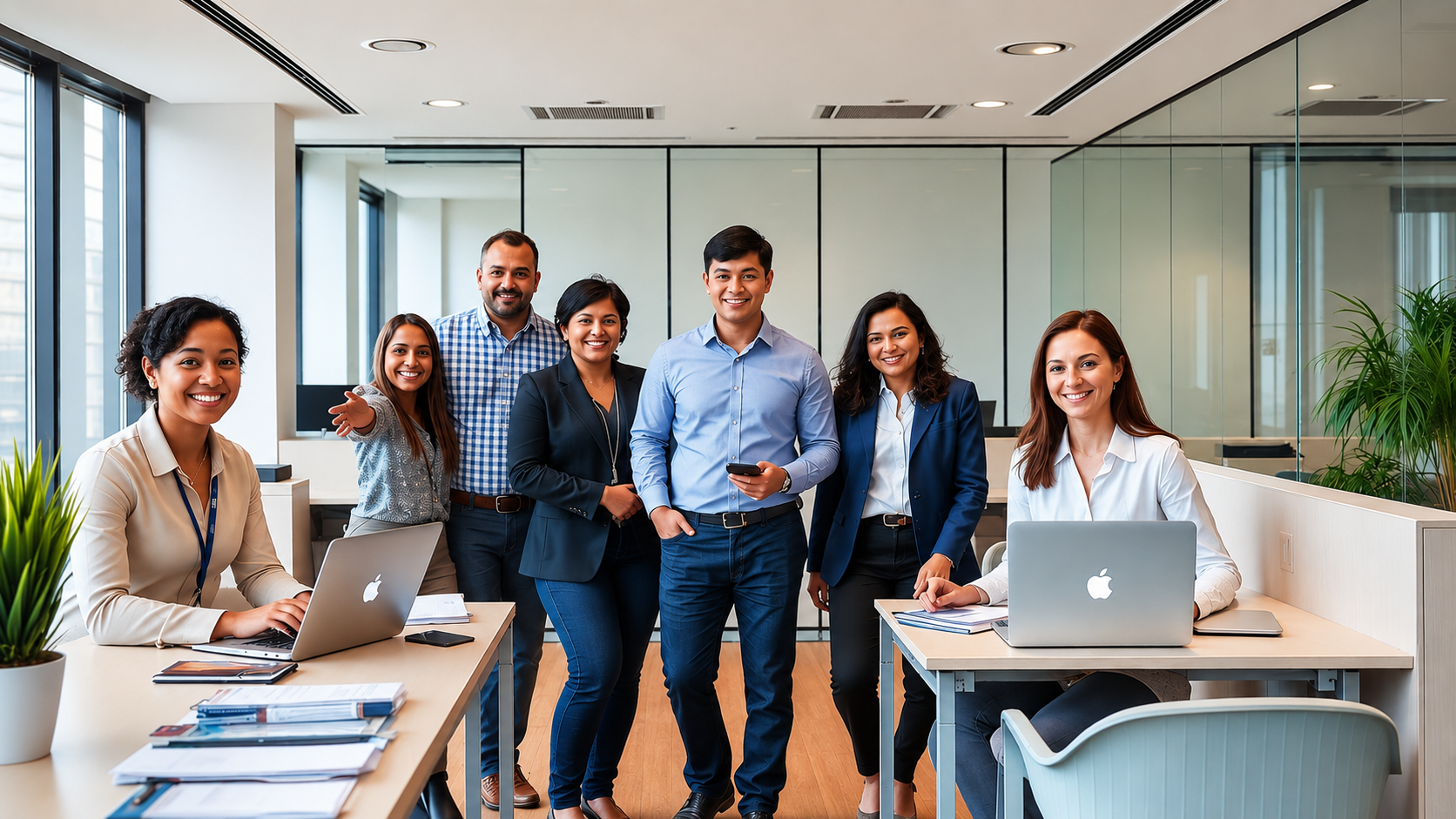 Ozreach Immigration Consultants team in Sydney office